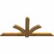 Ekena Millwork Redmond Rough Sawn Timber Gable Bracket, Western Red Cedar, 60"W x 27"H x 2"D x 4"F, 11/12 Pitch GBW060X27X0204RED00RWR - alternate 5